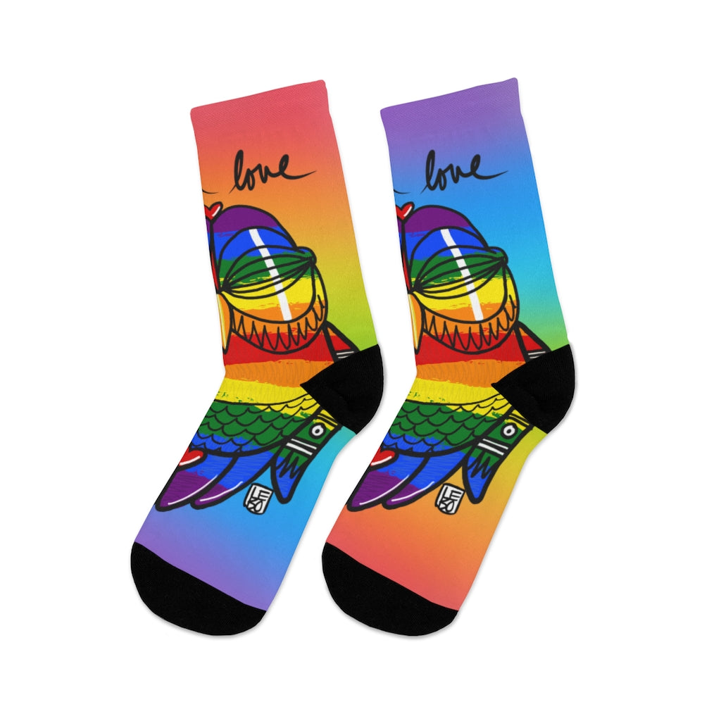Spread Love - Rainbow Collection - Lebo Tribe Socks